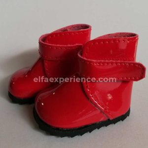701010104 botas solapa rojo charol con suela negro 6cm