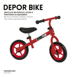Bici roja sin pedales Toy Planet